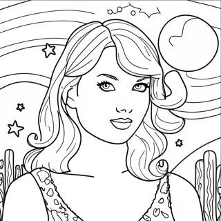 Page A Colorier Taylor Swift Dans Nuit Etoilee 27133-24768