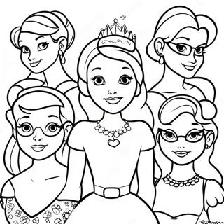 Page A Colorier Princesses Disney Vintage Hipster 27143-24776