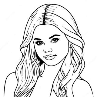 Page A Colorier De Selena Gomez 27202-24820