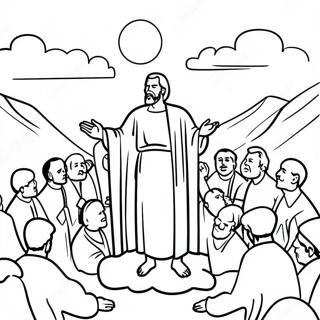 Page A Colorier Du Sermon Sur La Montagne 27212-24828