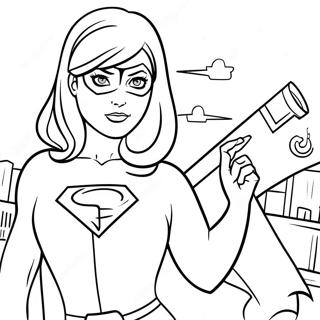 Page A Colorier Femme De La Tv Super Heros 27254-24854