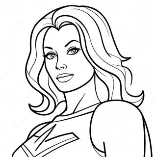 Page A Colorier Femme De La Tv Super Heros 27254-24856