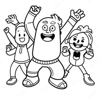 Page A Colorier Fete De Danse Gonoodle 27264-24863