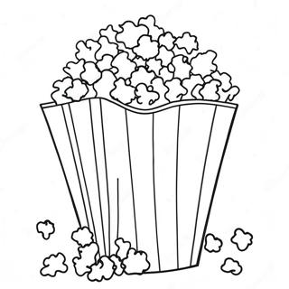 Page A Colorier De Popcorn 2727-2219