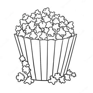 Page A Colorier De Popcorn 2727-2220