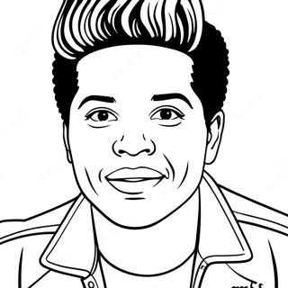 Page A Colorier Bruno Mars 27313-24899