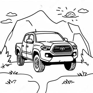 Toyota Tacoma Pages À Colorier