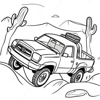 Page A Colorier De Toyota Tacoma Classique Tout Terrain 27334-24918