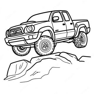 Page A Colorier De Toyota Tacoma Classique Tout Terrain 27334-24920