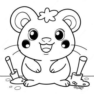 Hamtaro Pages À Colorier