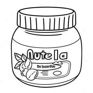 Page A Colorier Pot De Nutella 27463-25019