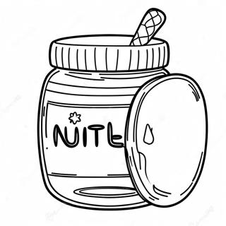 Page A Colorier Pot De Nutella 27463-25020