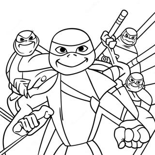 L'essor Des Tmnt Pages À Colorier