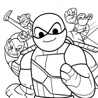 Page A Colorier Lascension Des Tmnt 27503-25050