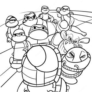 Page A Colorier Lascension Des Tmnt 27503-25051