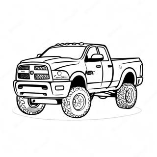 Page A Colorier Camion Ram Tout Terrain 27514-25064