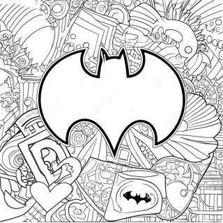 Page A Colorier Logo Batman 27553-25084