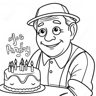 Joyeux Anniversaire Papi Pages À Colorier