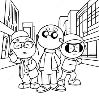 Page A Colorier De Big City Greens 2757-2244