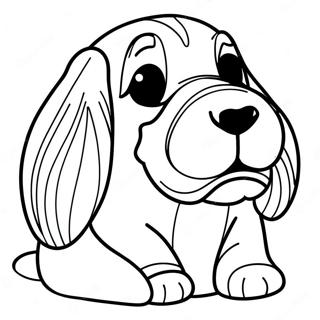 Basset Hound Pages À Colorier