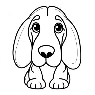 Page A Colorier Basset Hound 27583-25107