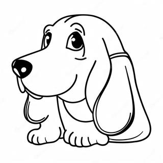 Page A Colorier Basset Hound 27583-25108