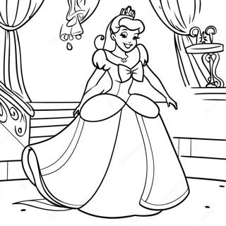 Page A Colorier Cendrillon Enchantee 27634-25149