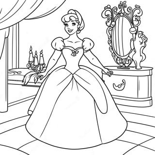 Page A Colorier Cendrillon Enchantee 27634-25151