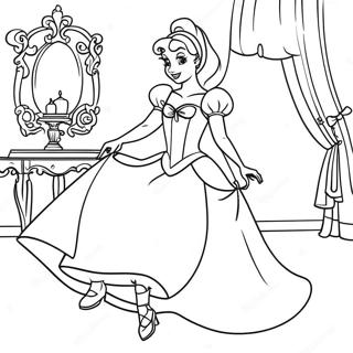 Page A Colorier Cendrillon Enchantee 27634-25152