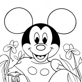 Page A Colorier Visage De Mickey Mouse 27673-25177