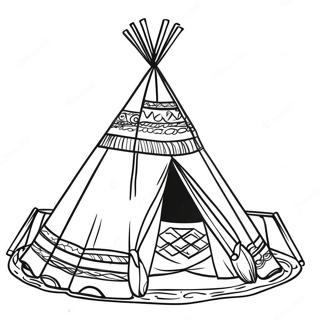 Page A Colorier Tipi 27703-25202