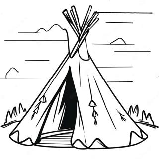 Page A Colorier Tipi 27703-25203