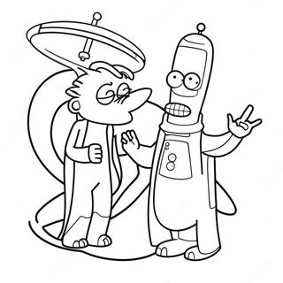 Page A Colorier Futurama 27733-25228