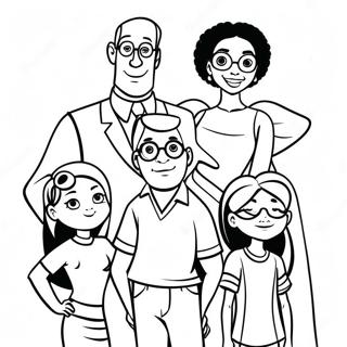 Page A Colorier De La Famille Fier 27793-25273