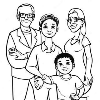 Page A Colorier De La Famille Fier 27793-25274