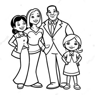 Page A Colorier De La Famille Fier 27793-25275