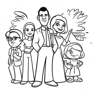 Page A Colorier De La Famille Fier Journee De Fun 27794-25280