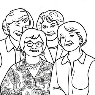 Page A Colorier Des Golden Girls 27813-25290