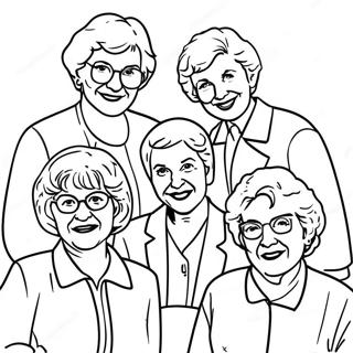 Page A Colorier Des Golden Girls 27813-25291