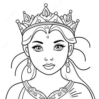 Page A Colorier De La Princesse De Neige 27823-25300