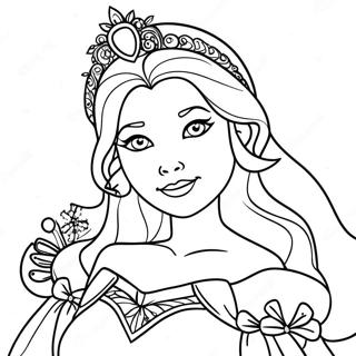 Page A Colorier De La Princesse De Neige Etincelante 27824-25301