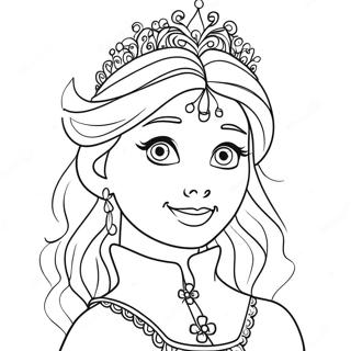 Page A Colorier De La Princesse De Neige Etincelante 27824-25302