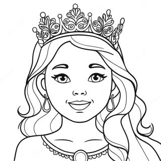 Page A Colorier De La Princesse De Neige Etincelante 27824-25304