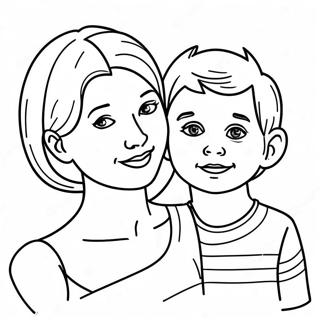 Page A Colorier Maman Et Fils 27874-25331