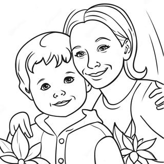 Page A Colorier Maman Et Fils 27874-25332