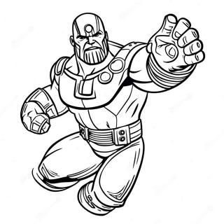 Page A Colorier Thanos Avec Le Gant De Linfini 27885-25341