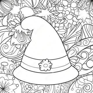 Page A Colorier Chapeau De Noel 27914-25363