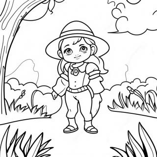 Page A Colorier De Laventure Du Personnage De Garten Of Ban Ban 4 27955-25399