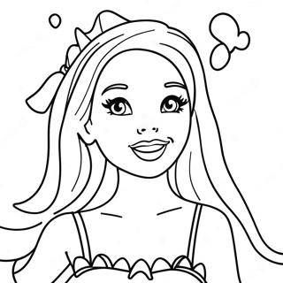 Page A Colorier Barbie Dhalloween 28054-25473