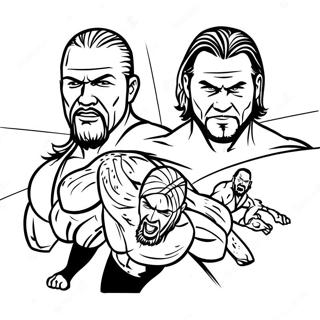 Page A Colorier Superstars Wwe En Action 28065-25486